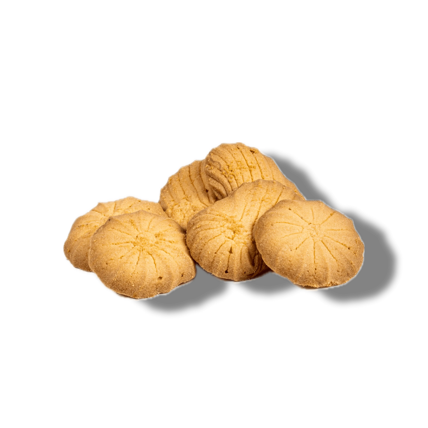 Biscotti da the e da colazione fatti con burro simile al biscotto danese