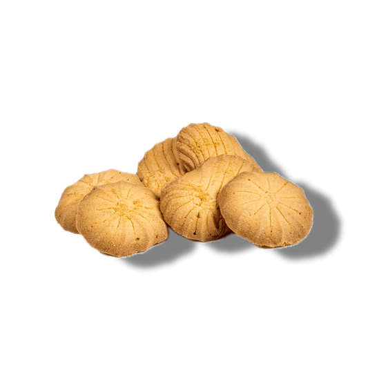 Biscotti da the e da colazione fatti con burro simile al biscotto danese