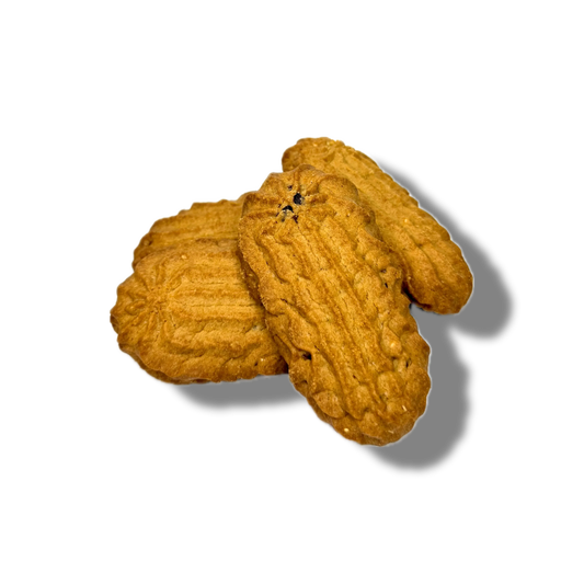 Taralli dolci fatti con farina ai cereali e con gocce di cioccolato fondente